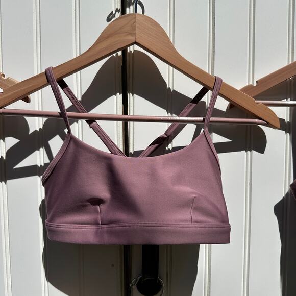 Alo Yoga Woodrose Airlift 7/8 Leggings Intrigue Wild Thing Real Bra Tank XS Set - Picture 5 of 16